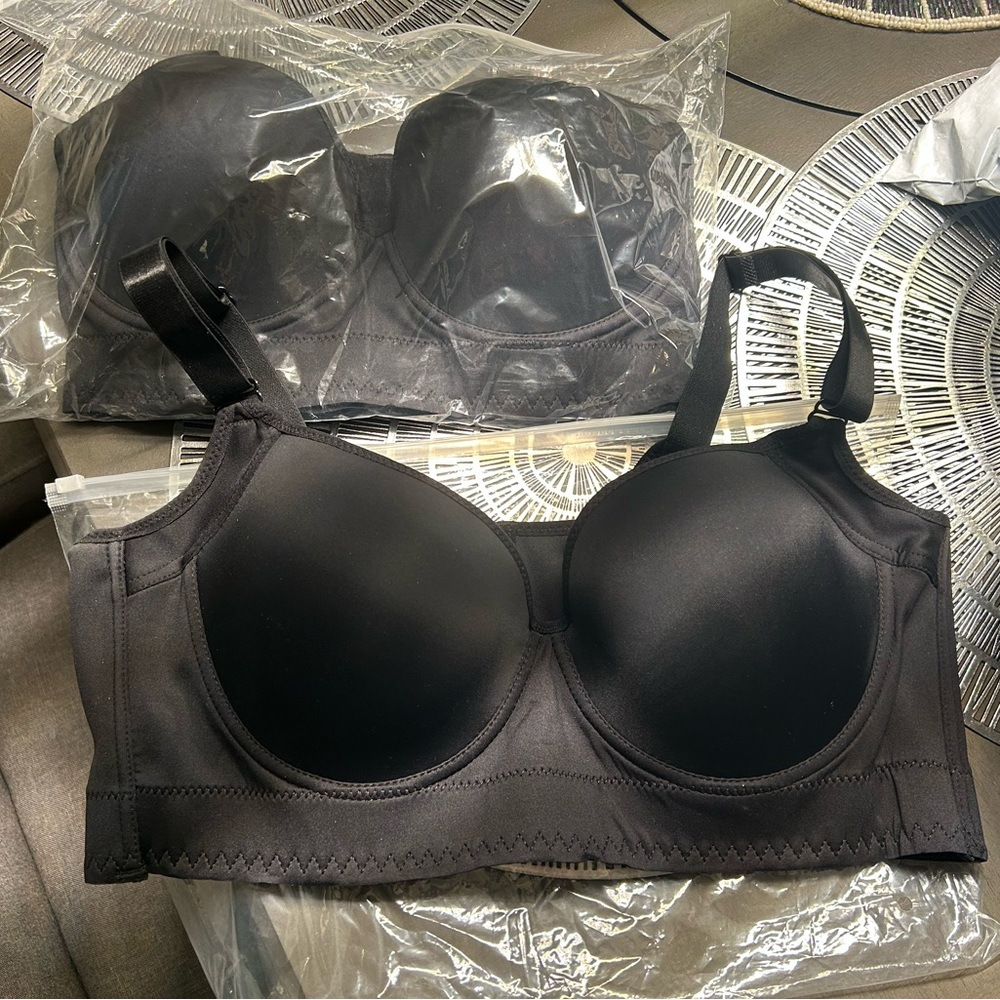 Back smoothing  and padded bras -new In bag